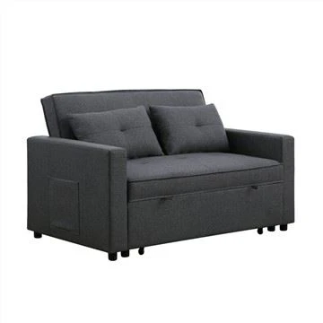 Partner linasest polsterdatud tufed Futon diivanvoodi